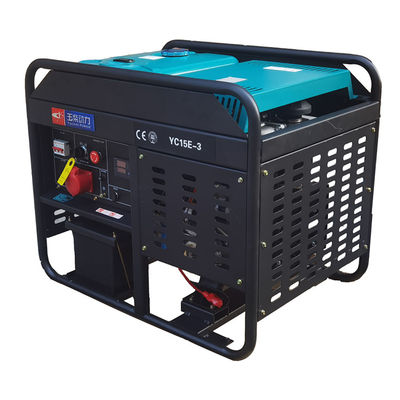 Conjunto de generador diesel de 15 kW con protección contra la baja presión del aceite y velocidad 1500/1800