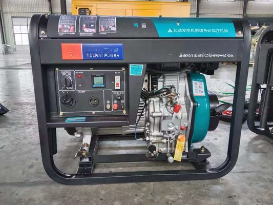 Conjunto de generador diesel de 10 KVA con alternador de cobre 100% completo y arranque eléctrico de 24 V CC