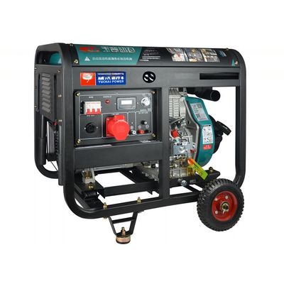 8Conjunto de generadores diésel de 8 Kva con sistema de protección contra cortocircuito de voltaje nominal 230V/400V