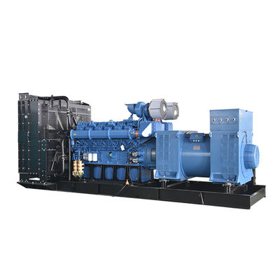 Generador silencioso de 2 MW con arranque automático 400v 110v Cuadro abierto 1500rpm Motor diesel de 35kw
