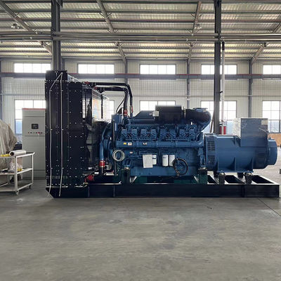 Motor Yuchai 750kw Generador con panel de control SmartGen y alternador de alto voltaje
