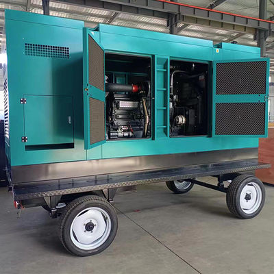 125kva 100kw Tipo silencioso de 60hz Alternador eléctrico de frecuencia Generador diésel móvil